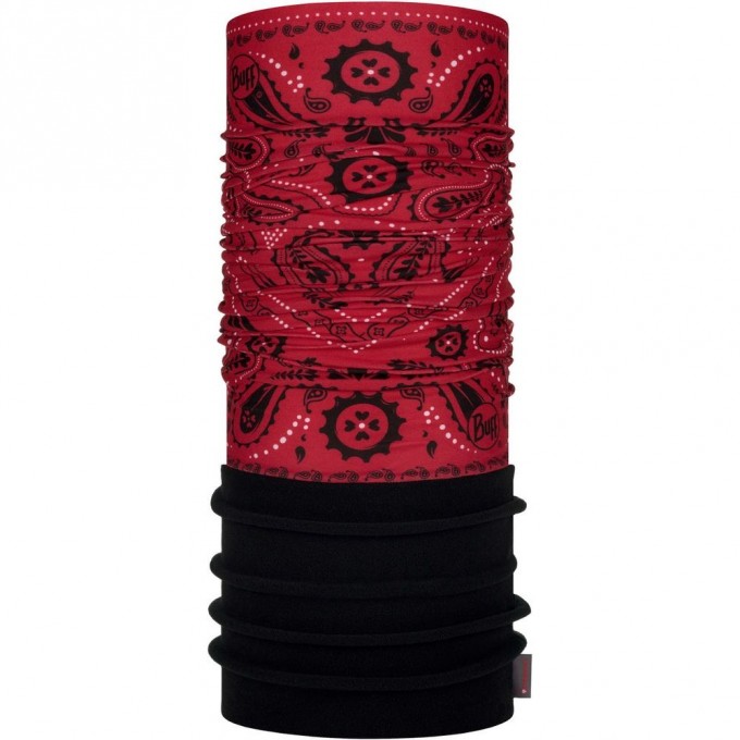 Шарф-труба трансформер BUFF POLAR NEW CASHMERE RED/BLACK 123698.425.10.00 Шарф-труба трансформер BUFF POLAR NEW CASHMERE RED/BLACK 123698.425.10.00