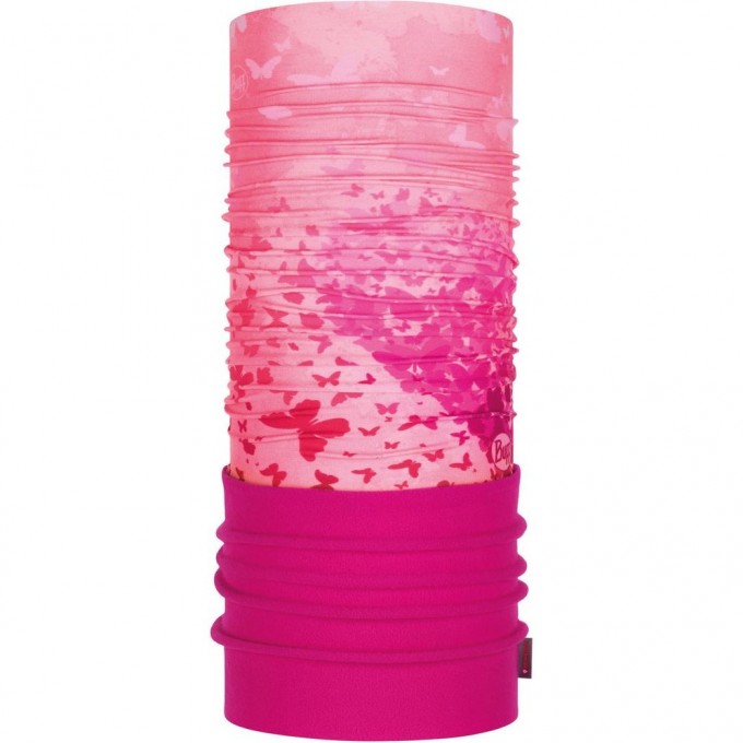 Шарф-труба трансформер детский BUFF POLAR BUTTERFLY PINK 121632.538.10.00 Шарф-труба трансформер детский BUFF POLAR BUTTERFLY PINK 121632.538.10.00
