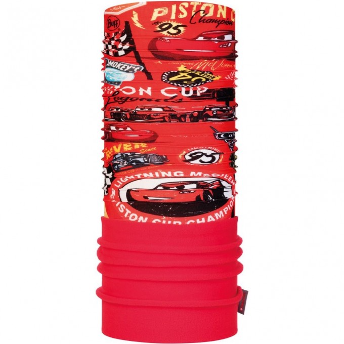 Шарф-труба трансформер детский BUFF POLAR PISTON CUP MULTI RED 121658.555.10.00 Шарф-труба трансформер детский BUFF POLAR PISTON CUP MULTI RED 121658.555.10.00