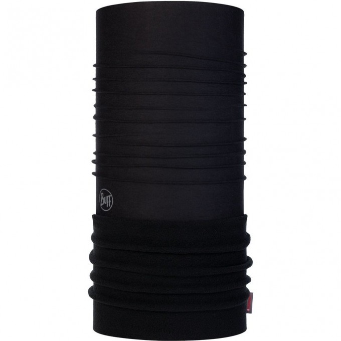 Шарф-труба трансформер детский BUFF POLAR SOLID BLACK 121620.999.10.00 Шарф-труба трансформер детский BUFF POLAR SOLID BLACK 121620.999.10.00