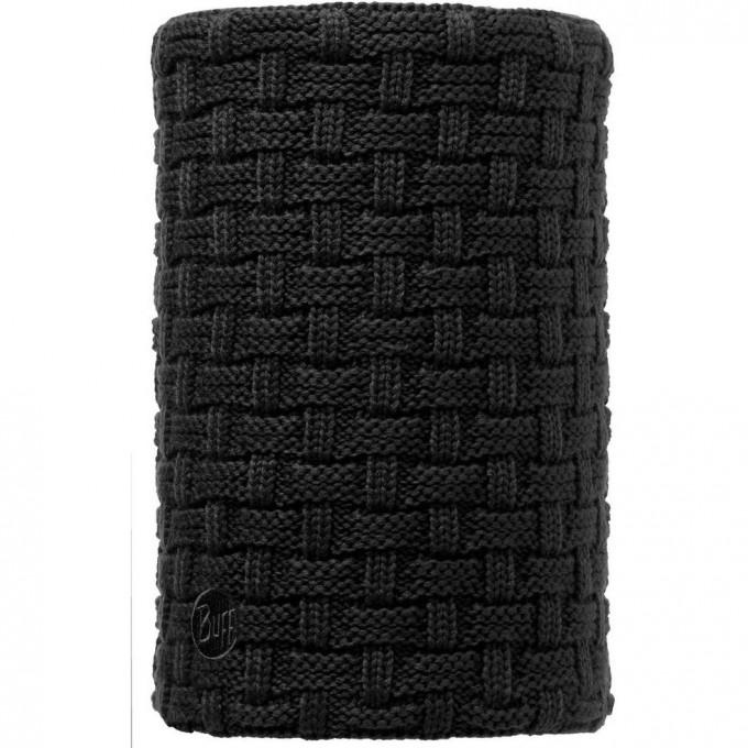 Шарф-труба вязаный с флисом BUFF AIRON BLACK 113549.999.10.00 Шарф-труба вязаный с флисом BUFF AIRON BLACK 113549.999.10.00