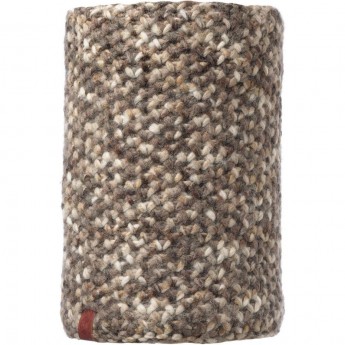 Шарф-труба вязаный с флисом BUFF MARGO BROWN TAUPE Шарф-труба вязаный с флисом BUFF MARGO BROWN TAUPE