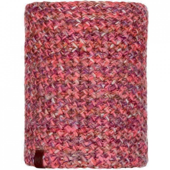 Шарф-труба вязаный с флисом BUFF NECKWARMER KNITTED POLAR MARGO FLAMINGO PINK 113552.560.10.00 Шарф-труба вязаный с флисом BUFF NECKWARMER KNITTED POLAR MARGO FLAMINGO PINK 113552.560.10.00