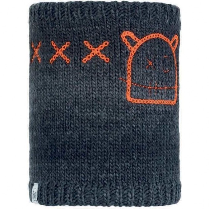 Шарф-труба вязаный с флисом детский BUFF NECKWARMER KNITTED POLAR MONSTER JOLLY BLACK 113449.999.10.00 Шарф-труба вязаный с флисом детский BUFF NECKWARMER KNITTED POLAR MONSTER JOLLY BLACK 113449.999.10.00