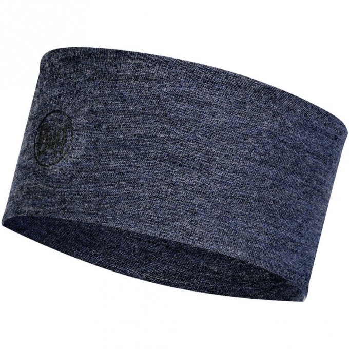Шерстяная повязка на голову BUFF HEADBAND MIDWEIGHT WOOL NIGHT BLUE MELANGE 118174.779.10.00 Шерстяная повязка на голову BUFF HEADBAND MIDWEIGHT WOOL NIGHT BLUE MELANGE 118174.779.10.00