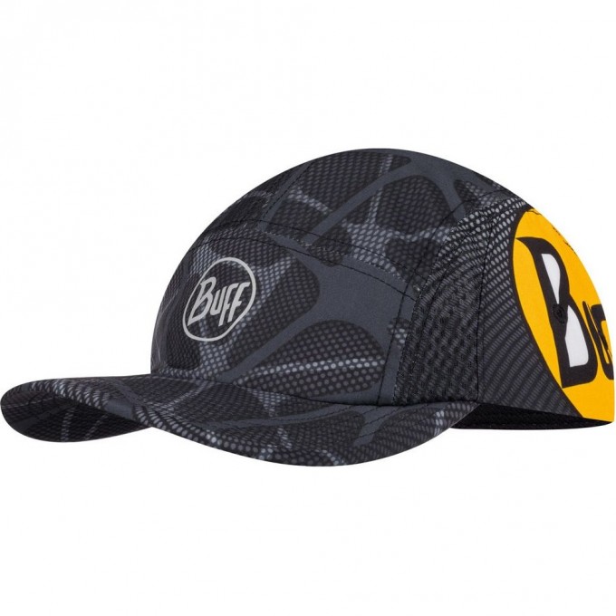 Спортивная кепка для бега BUFF RUN CAP APEX BLACK 122538.999.10.00 Спортивная кепка для бега BUFF RUN CAP APEX BLACK 122538.999.10.00