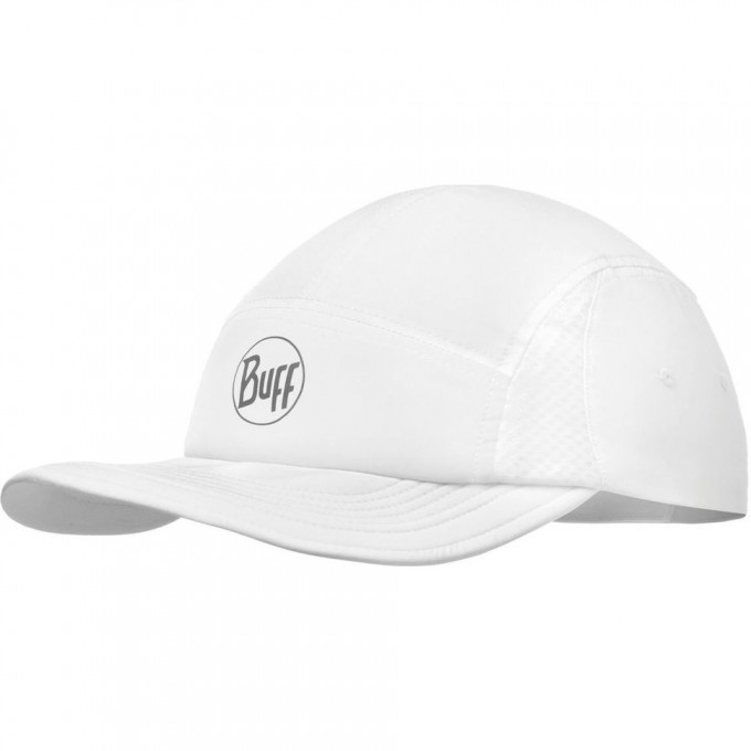 Спортивная кепка для бега BUFF RUN CAP R-SOLID WHITE 119490.000.10.00 Спортивная кепка для бега BUFF RUN CAP R-SOLID WHITE 119490.000.10.00