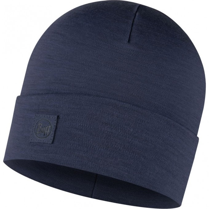 Теплая шерстяная шапка-бини BUFF DENIM 111170.788.10.00 Теплая шерстяная шапка-бини BUFF DENIM 111170.788.10.00