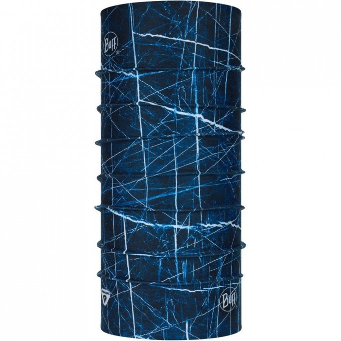 Тонкая зимняя бандана-трансформер BUFF THERMONET ICESCENIC BLUE 124129.707.10.00 Тонкая зимняя бандана-трансформер BUFF THERMONET ICESCENIC BLUE 124129.707.10.00