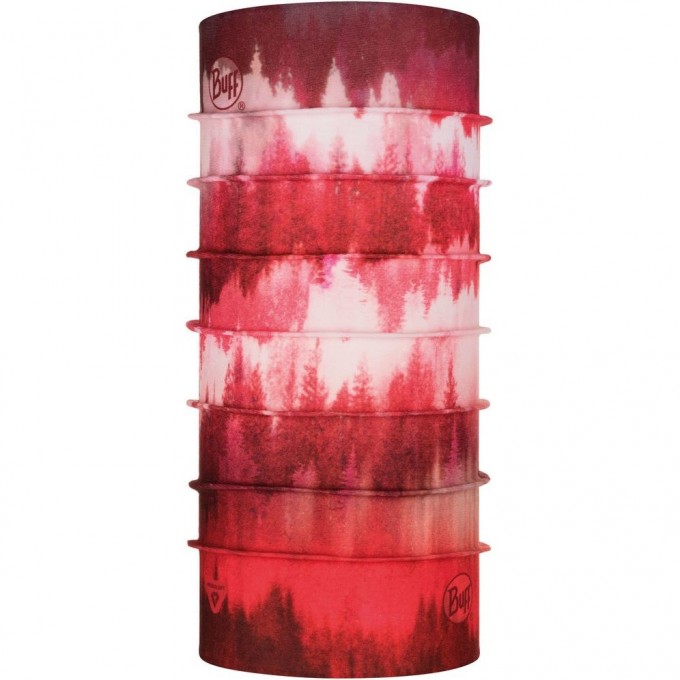 Тонкая зимняя бандана-трансформер BUFF THERMONET MISTY WOODS BLOSSOM RED 120751.419.10.00 Тонкая зимняя бандана-трансформер BUFF THERMONET MISTY WOODS BLOSSOM RED 120751.419.10.00