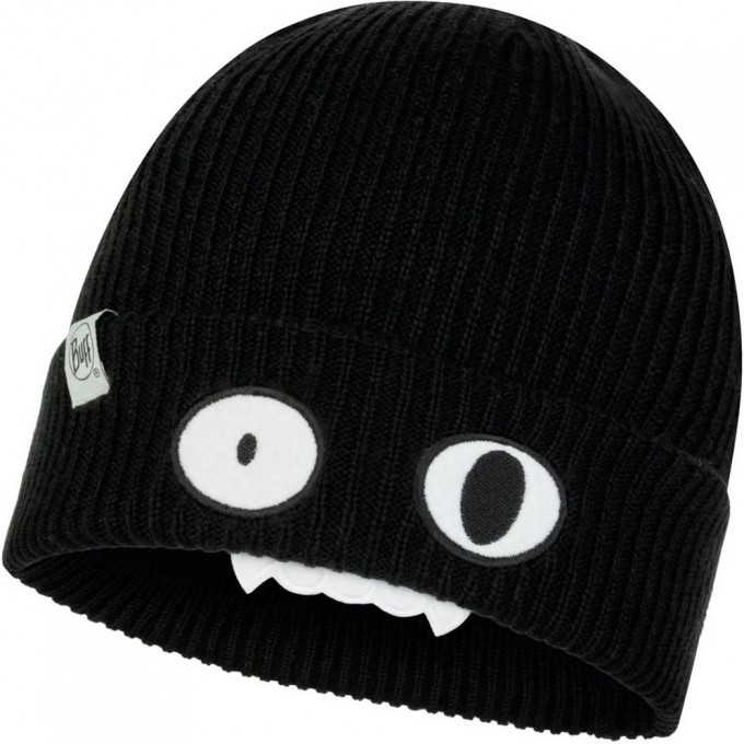 Вязаная шапка детская BUFF HAT KNITTED FUNN BAT BLACK 120867.999.10.00 Вязаная шапка детская BUFF HAT KNITTED FUNN BAT BLACK 120867.999.10.00