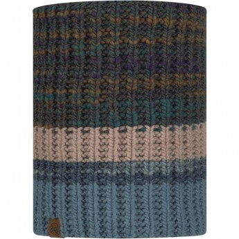 Вязаный шарф-труба с флисом BUFF NECKWARMER KNITTED POLAR ALINA BLUE