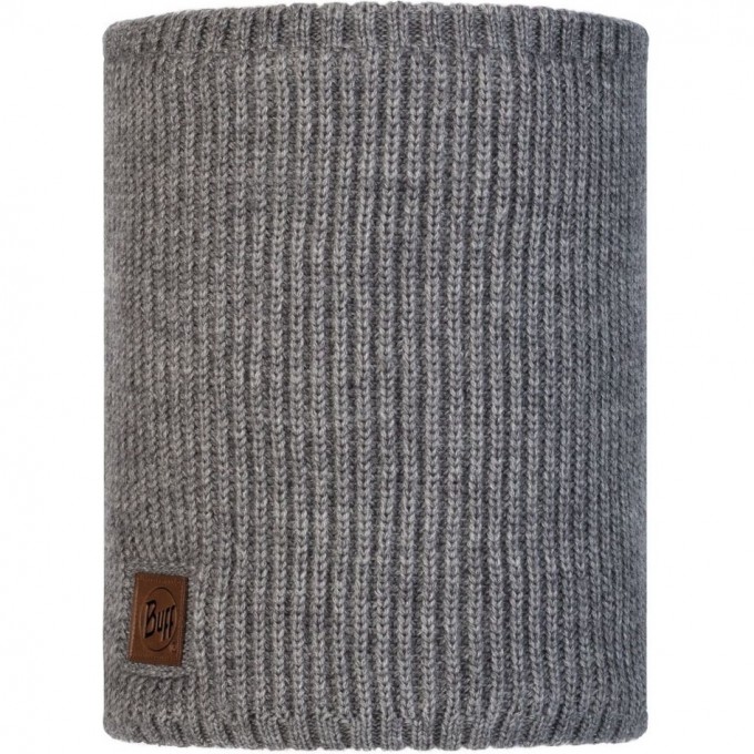 Вязаный шарф-труба с флисом BUFF NECKWARMER KNITTED POLAR RUTGER MELANGE GREY 117902.938.10.00 Вязаный шарф-труба с флисом BUFF NECKWARMER KNITTED POLAR RUTGER MELANGE GREY 117902.938.10.00
