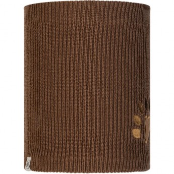 Вязаный шарф-труба с флисом детский BUFF NECKWARMER KNITTED POLAR FUNN BEAR FOSSIL